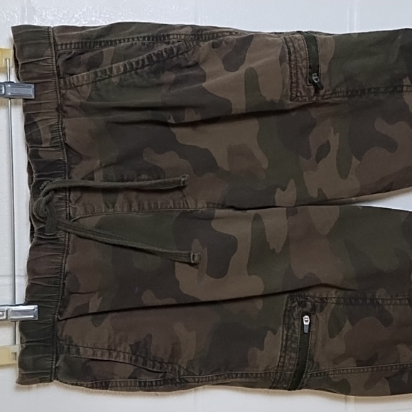 Camouflage Light Weight Soft Cotton Canvas Camo Cargo Joggers Pockets - Picture 10 of 16